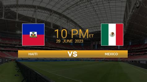 haiti vs mexico concacaf gold cup 2021